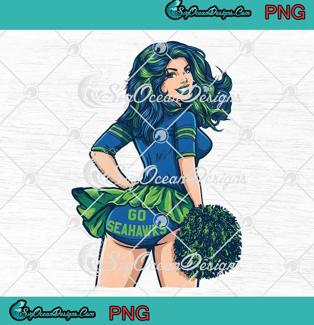 Go-Seahawks-Cheerleader-PNG---Seattle-Seahawks-Female-Football-Fan-PNG-Clipart,-Digital-Download Go Seahawks Cheerleader PNG - Seattle Seahawks Female Football Fan PNG Clipart, Digital Download
