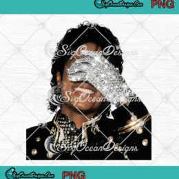 Michael Jackson Graphic Vintage PNG - Michael Jackson Pop Music PNG Clipart, Digital Download