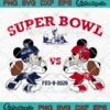 Seahawks Vs Patriots Mickey Mouse SVG - Super Bowl LX 2026 SVG PNG, Cricut File