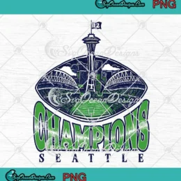 Seattle Champions Stadium 2026 PNG - Seattle Seahawks Super Bowl LX PNG Clipart, Digital Download