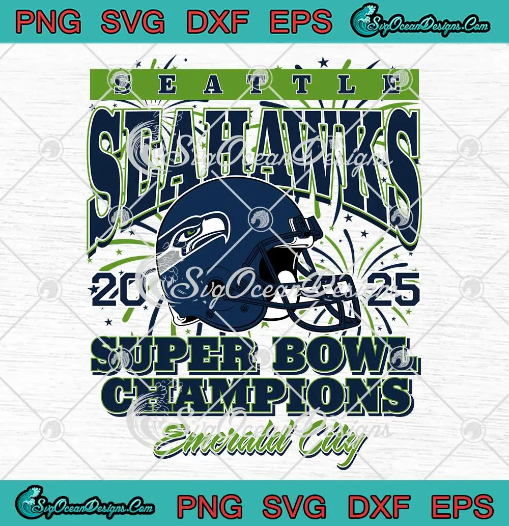 Seattle-Seahawks-Emerald-City-SVG---Super-Bowl-LX-Champions-2026-SVG-PNG,-Cricut-File Seattle Seahawks Emerald City SVG - Super Bowl LX Champions 2026 SVG PNG, Cricut File
