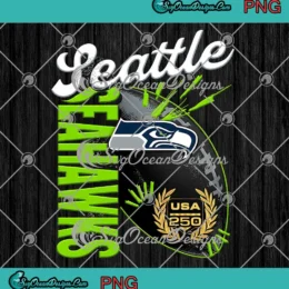Seattle Seahawks USA 250 PNG - Gold Standard Team Heritage PNG Clipart, Digital Download