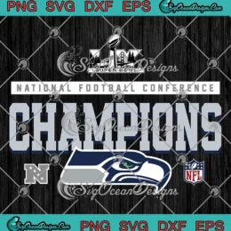 Super Bowl LX NFC Champions SVG - Seattle Seahawks 2026 SVG PNG, Cricut File